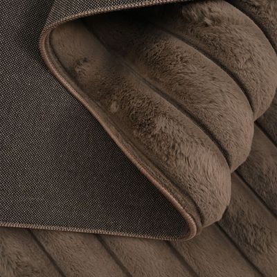 Vertica Linear Faux Rabbit Fur Cpc-25 160X230 Line 650Gsm-Grey