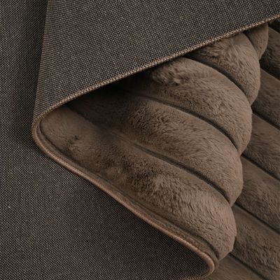 Vertica Linear Faux Rabbit Fur Cpc-25 160X230 Line 650Gsm-Grey