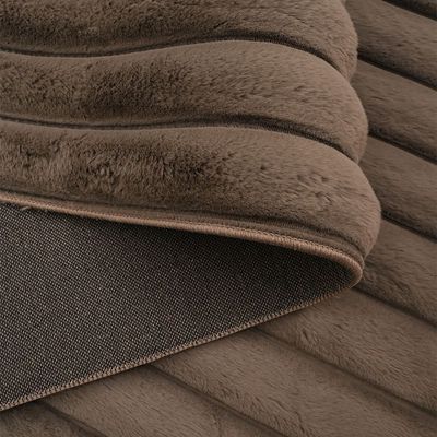 Vertica Linear Faux Rabbit Fur Cpc-25 160X230 Line 650Gsm-Grey