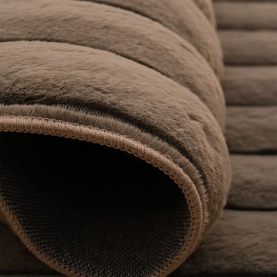 Vertica Linear Faux Rabbit Fur Cpc-25 200X300 Line 650Gsm-Grey