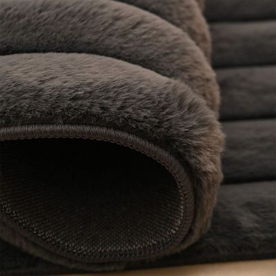 Vertica Linear Faux Rabbit Fur Cpc-25 160X230 Line 650Gsm-Dark Grey