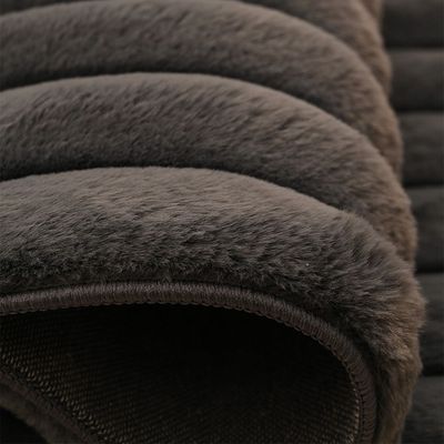 Vertica Linear Faux Rabbit Fur Cpc-25 200X300 Line 650Gsm-Dark Grey