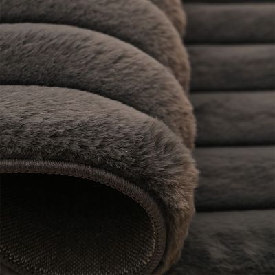 Vertica Linear Faux Rabbit Fur Cpc-25 200X300 Line 650Gsm-Dark Grey