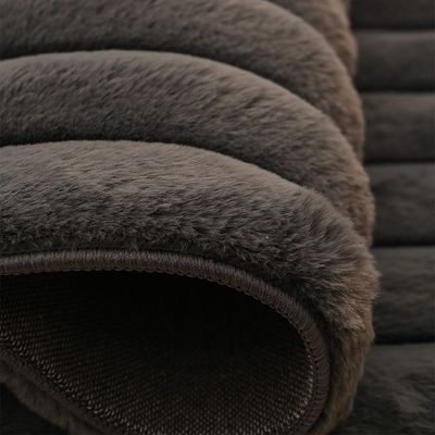 Vertica Linear Faux Rabbit Fur Cpc-25 200X300 Line 650Gsm-Dark Grey