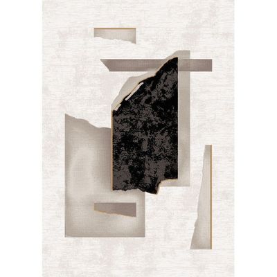 Galeria Lux Modern Rug - Grey & White - 240x340 cm