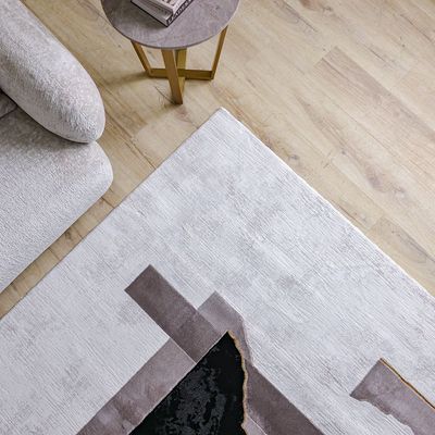 Galeria Lux Modern Rug-Grey & White-240x340 cm