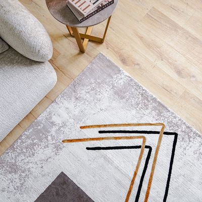 Galeria Lux Modern Rug-Grey & White-200x300 cm