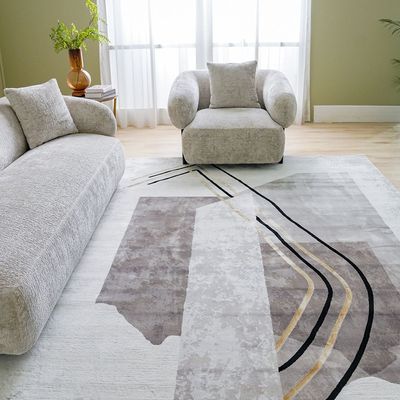 Galeria Lux Modern Rug-Grey & White-200x300 cm