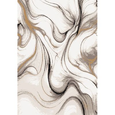 Galeria Lux Modern Rug - Grey & White - 200x300 cm