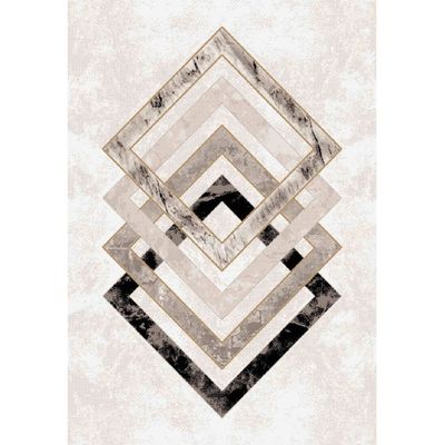 Galeria Lux Modern Rug - Grey & White - 240x340 cm