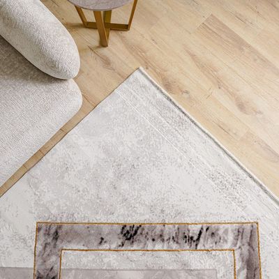 Galeria Lux Modern Rug-Grey & White-240x340 cm