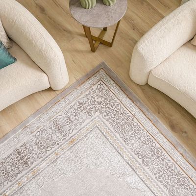 Galeria Lux Classic Rug-Beige & White-160x230 cm