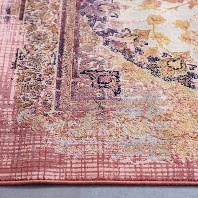 سجاد خريطة فارسية - أكريليك - بيج - ١٥٠×٢٢٥ سم