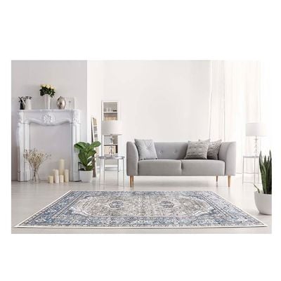 Rugs Daisy 200X300 Grey / Blue