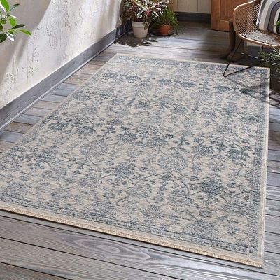 Rugs Ventura 300X380 Cm  - Cream / Blue 