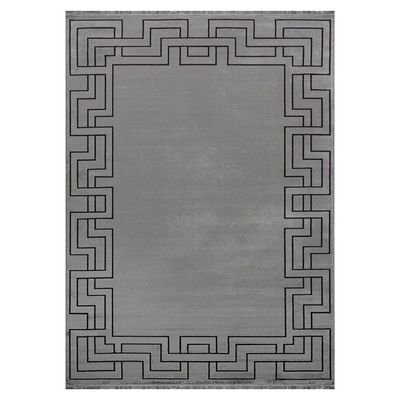 Rugs Deep – Grey/Black - D04292592 - 186X290 cm