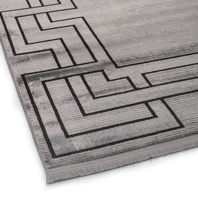 Rugs Deep - Grey/Black - D04292631 - 288X400 cm