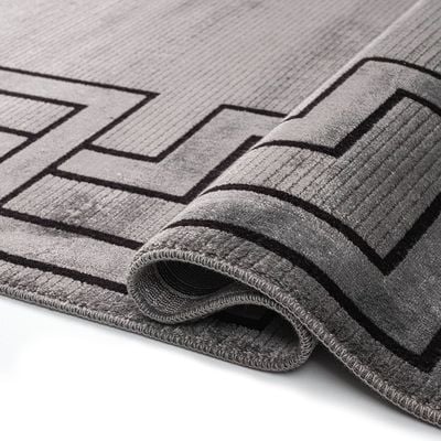 Rugs Deep - Grey/Black - D04292631 - 288X400 cm