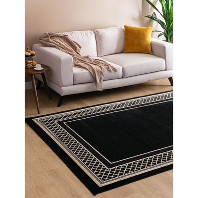 Rugs Deep 158X230 Cm CPC23 C595-35E82 - Black / Gold D04479603