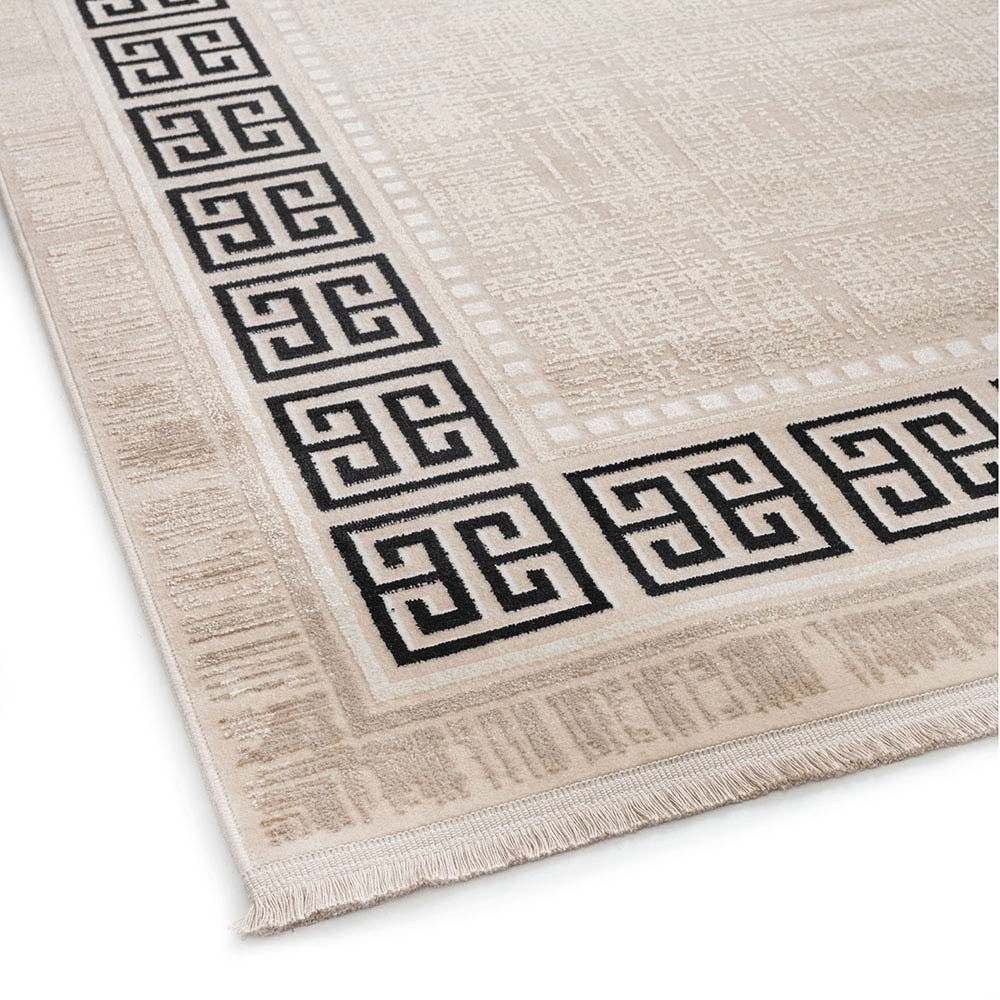 Rugs Deep 290X400 Mink / Black