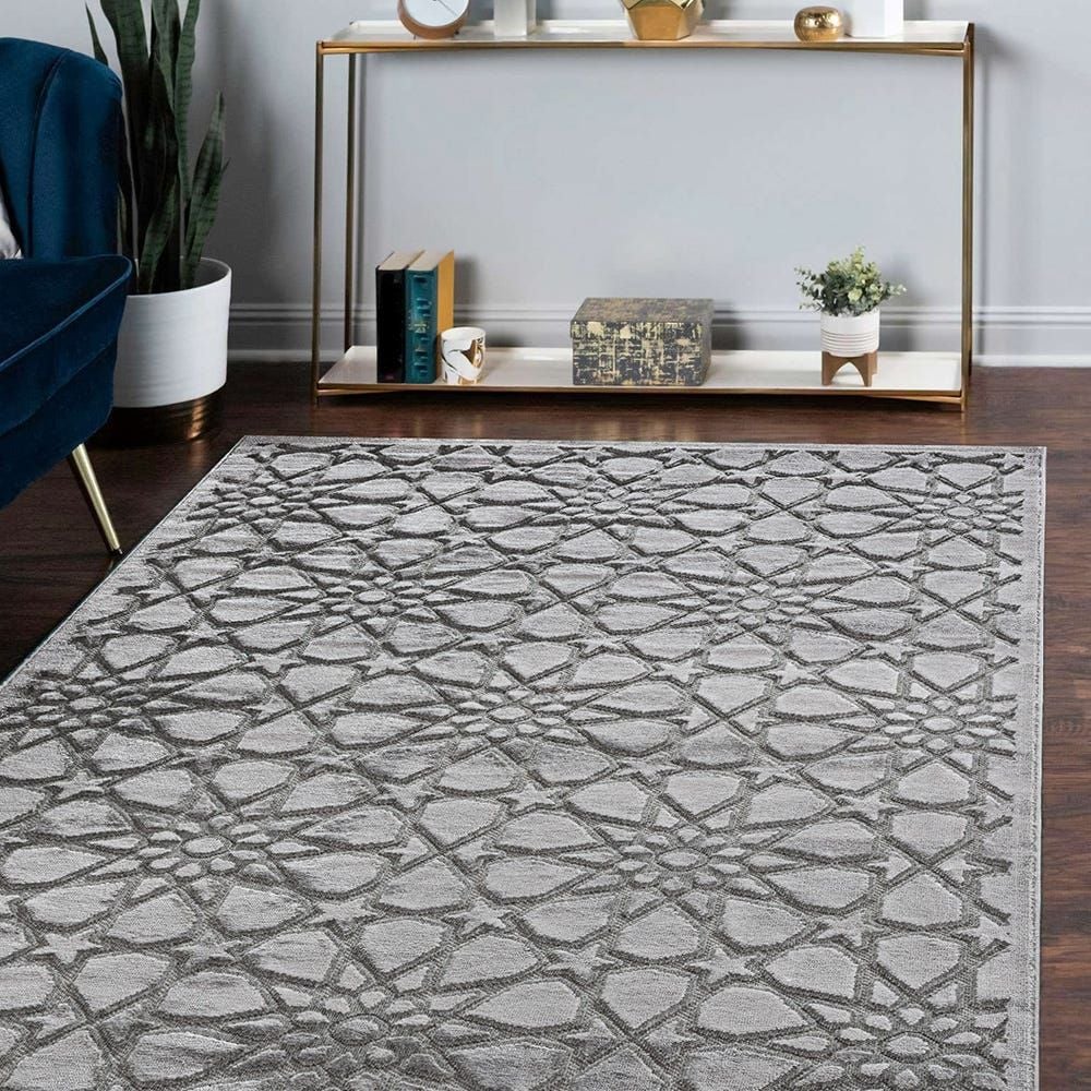 Buy Rugs Siya 200X300 Cm - Grey Online | Danube Home UAE