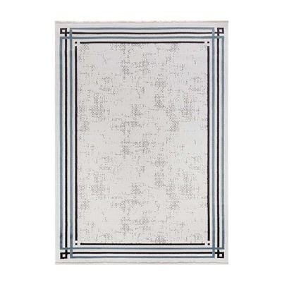 Rugs Simge 288X400 White / Blue