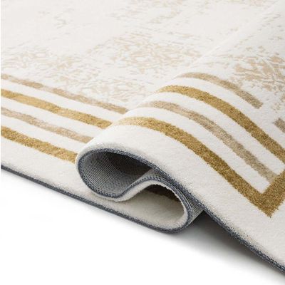 Rugs Simge 288X400 White / Yellow