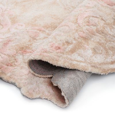 Rugs Simge 194X290 Cm  - Mink / Pink 