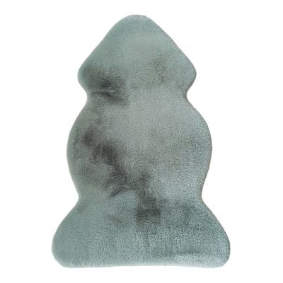 Rugs Art CPC 1300G Faux Rabbit Lt Green Shaped Size 65X115