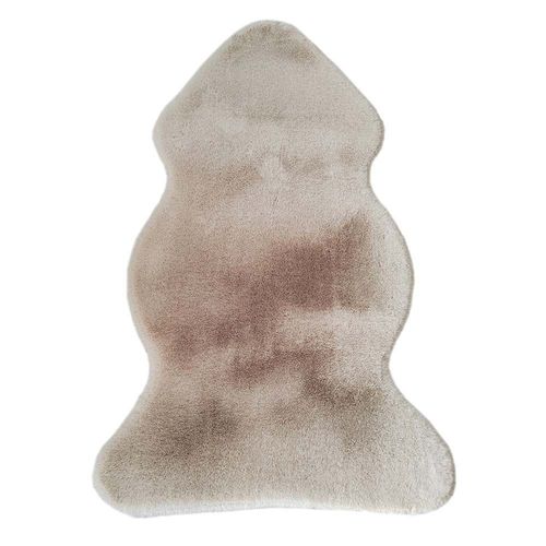 Rugs Art CPC 1300G Faux Rabbit Natural Shaped Size 65X115