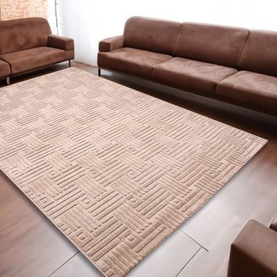 Rugs Cpc-24 Luxe B9693A Cameo Beige / Cameo Beige 120X180