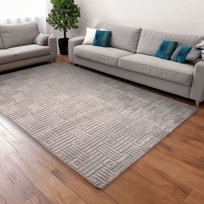 Rugs Cpc-24 Luxe B9693A Lt. Grey / Lt. Grey 150X230