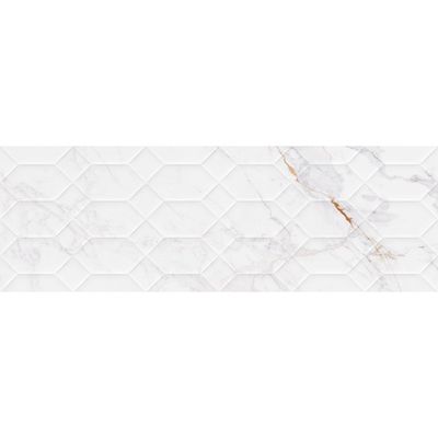 Indian Milano Ceramic Wall Tile (10) 62006 Calacatta Oro Highlighter-4 Glossy 30X90Cm (4 Nos/Ctn,1.08Sqm)