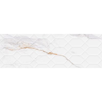 Indian Milano Ceramic Wall Tile (10) 62006 Calacatta Oro Highlighter-4 Glossy 30X90Cm (4 Nos/Ctn,1.08Sqm)