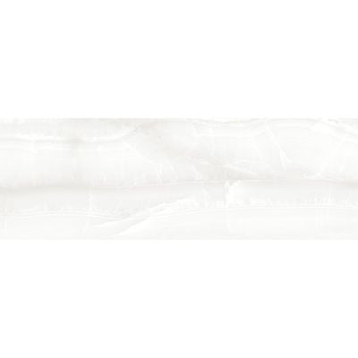 Indian Milano Ceramic Wall Tile (10) 62026 White Onyx Light Glossy 30X90Cm (4 Nos/Ctn,1.08Sqm)