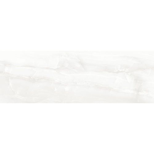 Indian Milano Ceramic Wall Tile (10) 62026 White Onyx Light Glossy 30X90Cm (4 Nos/Ctn,1.08Sqm)