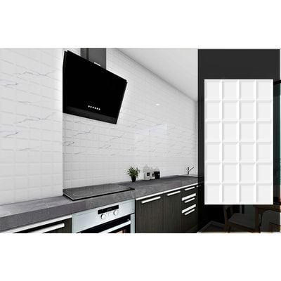 Indian Milano Ceramic Wall Tile (10) 18003 Light 2 Glossy 30X45Cm (6 Nos/Ctn,0.81Sqm)