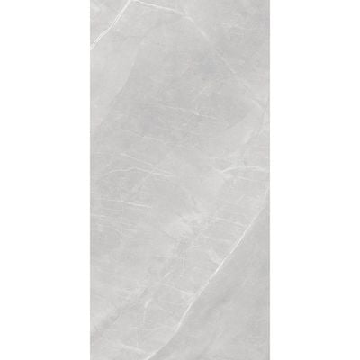 Indian Milano Porcelain Floor Tile (21) Armani Silver Glossy 60X60Cm (4 Nos/Ctn,1.44Sqm)