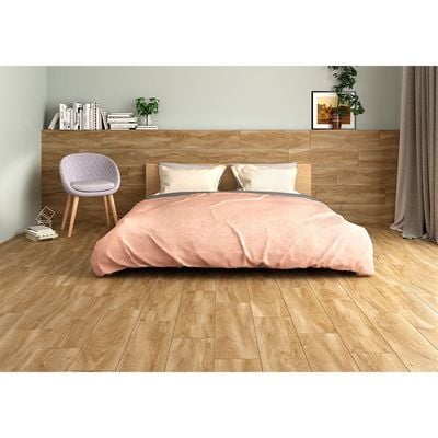 Spain Ecoceramic Wooden Floor Tile Eco Scandinavian Straw Rustic Matt 20X75Cm (7 Nos/Ctn,1.05Sqm)