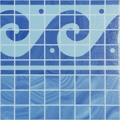 Spain Ecoceramic Swimming Pool Tile Eco Dc Creta Cielo 33.3X33.3Cm (12 Nos/Ctn,1.33Sqm)