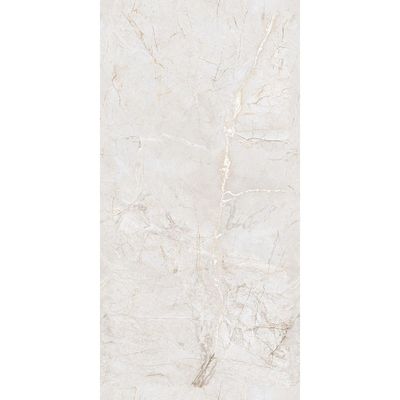 Indian Milano Porcelain Islab (45) Ovi Roots White Glossy 80X160Cm (2 Nos/Ctn,2.56Sqm)