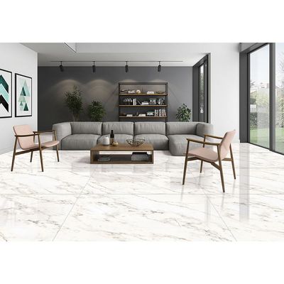 Indian Milano Porcelain Islab (45) Mykonos White Glossy 120X180Cm  (2 Nos/Ctn,4.320Sqm)