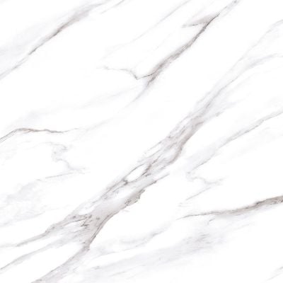 Indian Milano Porcelain Floor Tile (48) Statuario Jupiter Glossy 80X80Cm (3 Nos/Ctn,1.92Sqm)