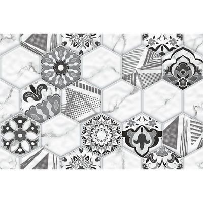B2B Indian Milano Ceramic Wall Tile (48) Victar Bianco Decor 30X45Cm (6 Nos/Ctn,0.81Sqm)