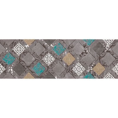 Indian Milano Ceramic Wall Tile (48) Opel Ash Decor 02 30X90Cm (4 Nos/Ctn,1.08Sqm)