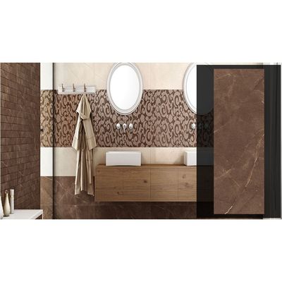 Indian Milano Ceramic Wall Tile (48) Opel Choco Glossy 30X90Cm (4 Nos/Ctn,1.08Sqm)