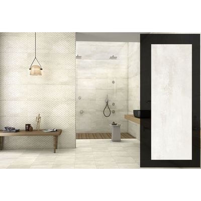 Indian Milano Ceramic Wall Tile (48) Mighty Silver 30X90Cm (4 Nos/Ctn,1.08Sqm)