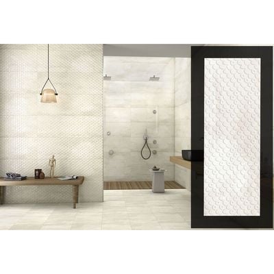 Indian Milano Ceramic Wall Tile (48) Mighty Decor Glossy 30X90Cm (4 Nos/Ctn,1.08Sqm)