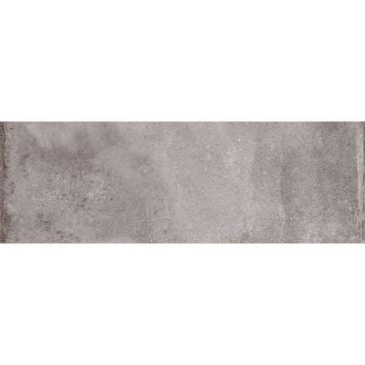 Indian Milano Ceramic Wall Tile (48) Atomic Grey Glossy 30X90Cm (4 Nos/Ctn,1.08Sqm)