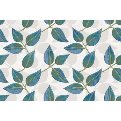 Milano Indian Ceramic Wall Tile (48) Parker Aqua Dةcor Glossy 30X45 Cm (6Pcs,0.81Sqm/Ctn)